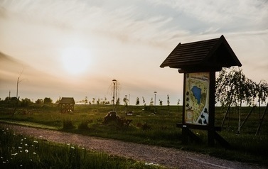 Park Brzozowy, tablica edukacyjna 