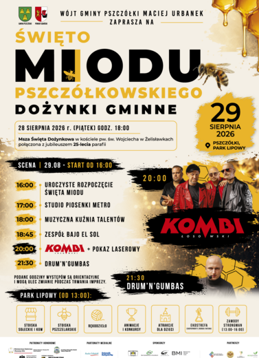 Święto Miodu Pszcz&oacute;łkowskiego - Dożynki Gminne 