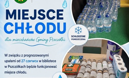 Zdjęcie do Przypominamy! Miejsce chłodu w Gminnej Bibliotece Publicznej w Pszcz&oacute;łkach