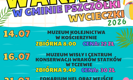 Zdjęcie do Letnie wycieczki z Gminą Pszcz&oacute;łki