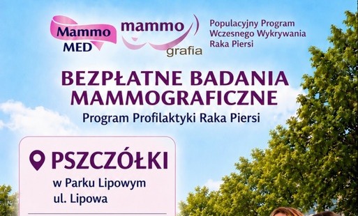 Zdjęcie do Bezpłatne badania mammograficzne - 22 sierpnia 