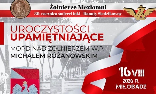 Zdjęcie do Uroczystości upamiętniające żołnierza Wojska Polskiego Michała R&oacute;żanowskiego
